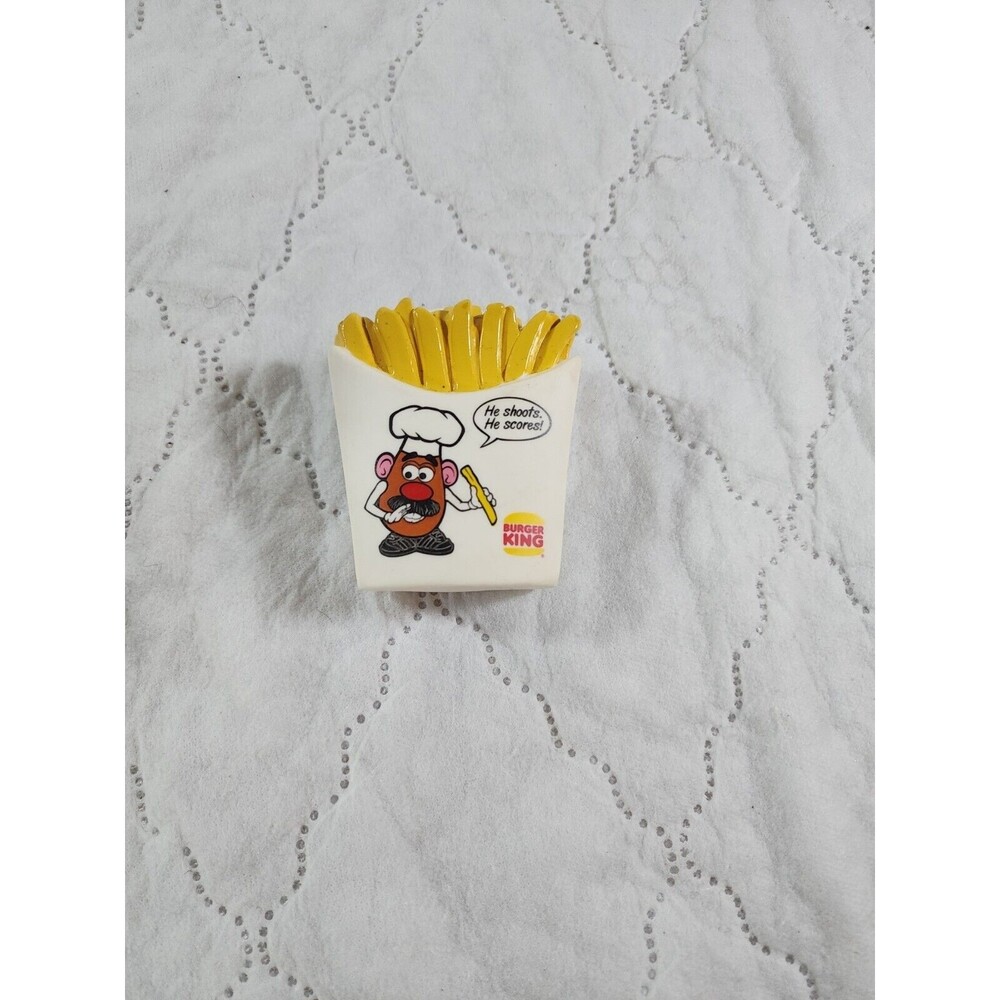 1998 Burger King Kids Club Mr. Potato Head Toy french Fries Vintage Hasbro